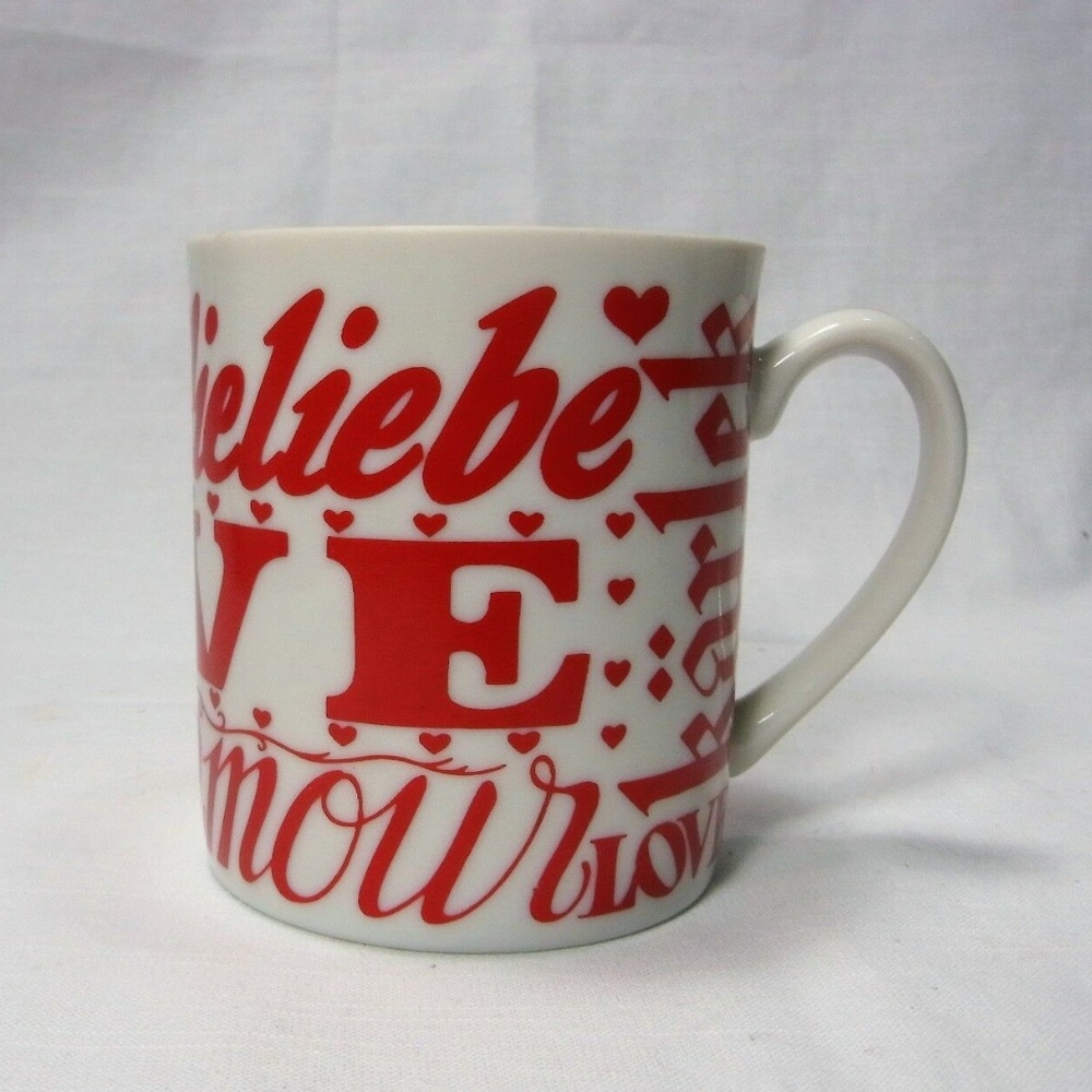 Love Makes The World Go Round Multilingual Mug